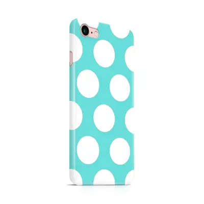 Skal till Apple iPhone 7 - Polka - Turkos