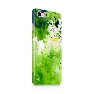 Skal till Apple iPhone 7 - Vattenfärg - Grön