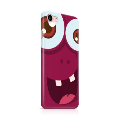 Skal till Apple iPhone 7 - Vinrött monster