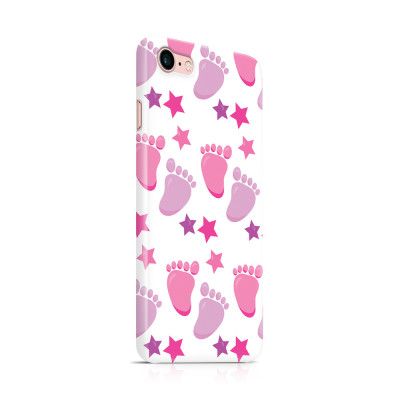Skal till Apple iPhone 7/8 - Babyfötter - Rosa