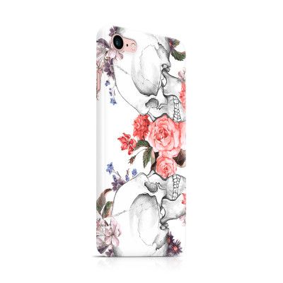 Skal till Apple iPhone 7/8 - Dödskallar rosor