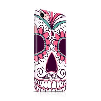Skal till Apple iPhone 7/8 - Glad dödskalle - Rosa