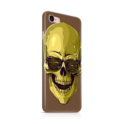 Skal till Apple iPhone 7/8 - Hipster Skull Gul