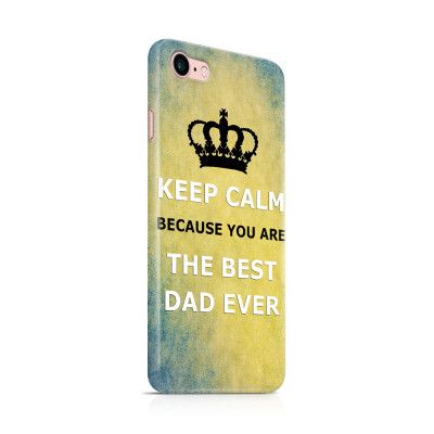 Skal till Apple iPhone 7/8 - Keep Calm - Best dad