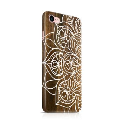 Skal till Apple iPhone 7/8 - Mandala - Wood