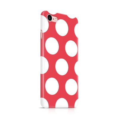 Skal till Apple iPhone 7/8 - Polka - Magenta