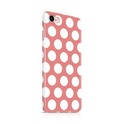 Skal till Apple iPhone 7/8 - Polka - Persika