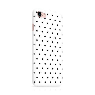 Skal till Apple iPhone 7/8 - Polka - Vit