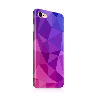 Skal till Apple iPhone 7/8 - Polygon - Lila