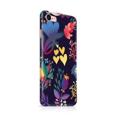 Skal till Apple iPhone 7/8 - Retro blommor