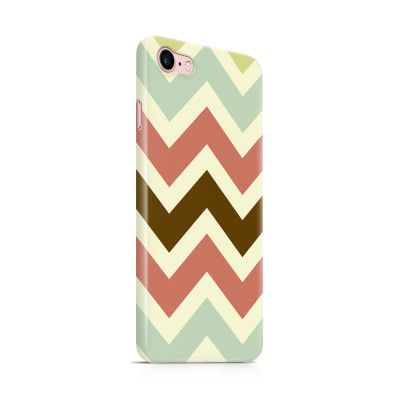 Skal till Apple iPhone 7/8 - Retro ränder - Brun