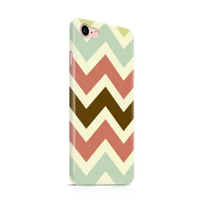 Skal till Apple iPhone 7/8 - Retro ränder - Brun