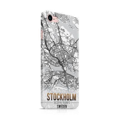 Skal till Apple iPhone 7/8 - Stockholm Karta