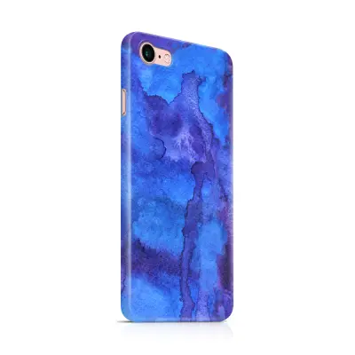 Skal till Apple iPhone 7/8 - Vattenfärg - Blå