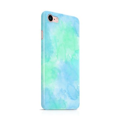 Skal till Apple iPhone 7/8 - Vattenfärg - Ljusblå