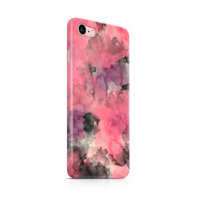 Skal till Apple iPhone 7/8 - Vattenfärg - Svart/Rosa