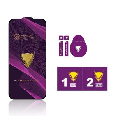 Skermskydd Härdat Glas iPhone 7/8/SE 2020/2022 Svart Ram