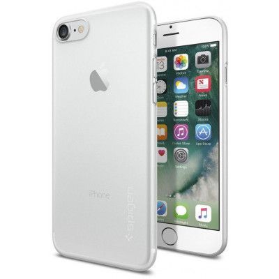 Spigen AirSkin (iPhone SE2/8/7) - Svart