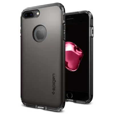 Spigen Hybrid Armor Skal till Apple iPhone 7 - Gunmetal