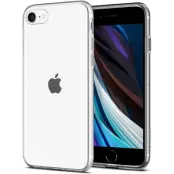 Spigen Liquid Crystal Skal iPhone 7/8/SE (2020/2022) - Crystal Clear