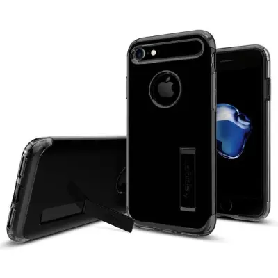 Spigen Slim Armor (iPhone SE2/8/7) - Gagatsvart
