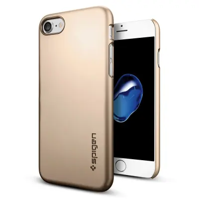 SPIGEN Thin Fit Skal till Apple iPhone 7 - Gold