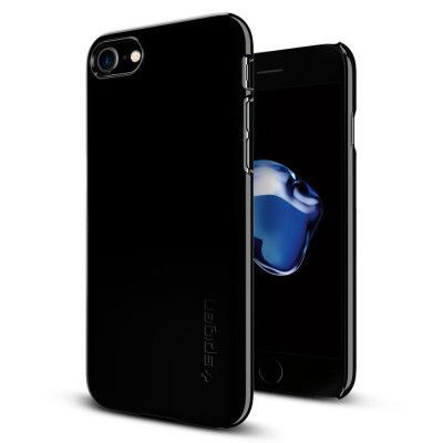 SPIGEN Thin Fit Skal till Apple iPhone 7 - Jet Black