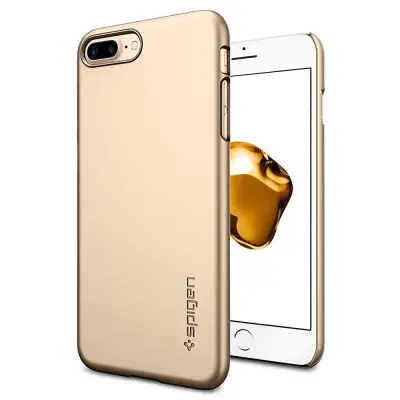 SPIGEN Thin Fit Skal till Apple iPhone 7 Plus - Gold