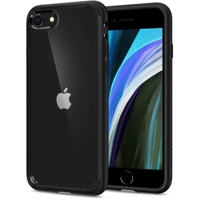 Spigen Ultra Hybrid Skal iPhone 7/8/SE (2020/2022) - Svart