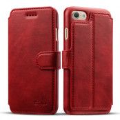 Super Plånboksfodral till iPhone 7 - Röd