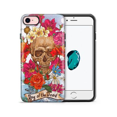 Tough mobilskal till Apple iPhone 7/8 - Dödskalle - Day of the dead