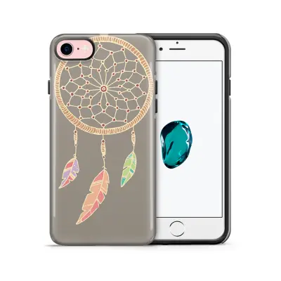 Tough mobilskal till Apple iPhone 7/8 - Drömfångare - Brun