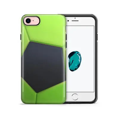 Tough mobilskal till Apple iPhone 7/8 - Fotboll - Grön