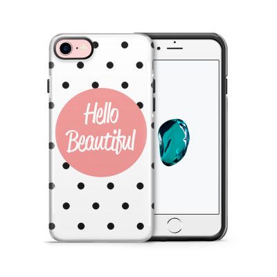 Tough mobilskal till Apple iPhone 7/8 - Hello Beautiful - Rosa