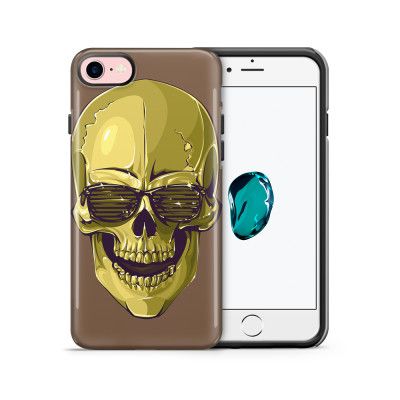 Tough mobilskal till Apple iPhone 7/8 - Hipster Skull Brun