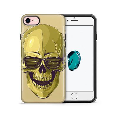 Tough mobilskal till Apple iPhone 7/8 - Hipster Skull Gul