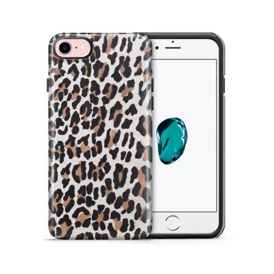 Tough mobilskal till Apple iPhone 7/8 - Leopard oljefärg