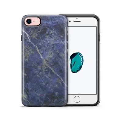 Tough mobilskal till Apple iPhone 7/8 - Marble - Blå