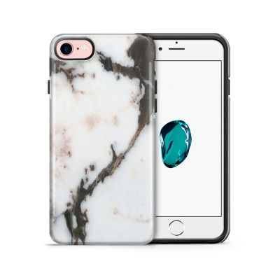 Tough mobilskal till Apple iPhone 7/8 - Marble - Vit