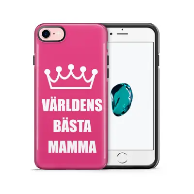 Tough mobilskal till Apple iPhone 7/8 - Morsdag - Världens bästa mamma