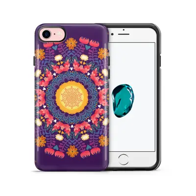 Tough mobilskal till Apple iPhone 7/8 - Orientalisk blomma