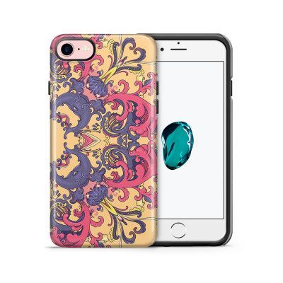 Tough mobilskal till Apple iPhone 7/8 - Orientaliska blommor