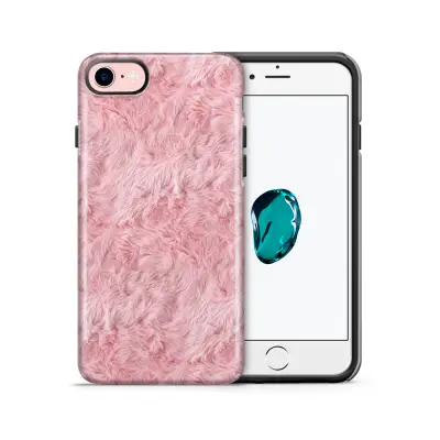 Tough mobilskal till Apple iPhone 7/8 - Pink Fur