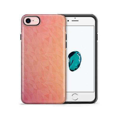 Tough mobilskal till Apple iPhone 7/8 - Prismor - Rosa/Orange