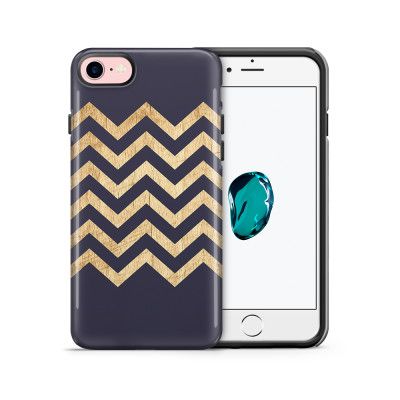 Tough mobilskal till Apple iPhone 7/8 - Ränder - Wood