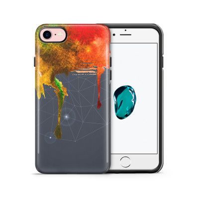 Tough mobilskal till Apple iPhone 7/8 - Rinnande färg - Spektrum