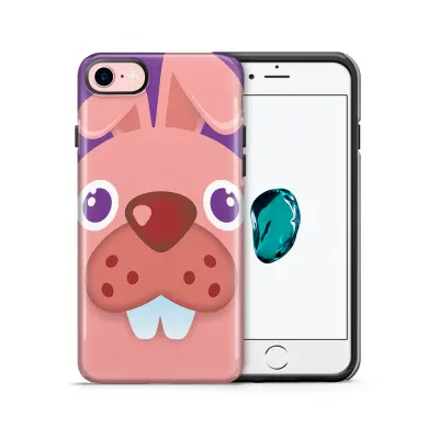Tough mobilskal till Apple iPhone 7/8 - Rosa kanin