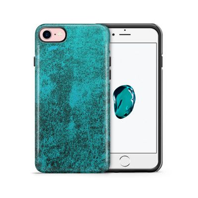 Tough mobilskal till Apple iPhone 7/8 - Rost - Turkos