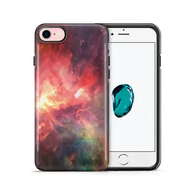 Tough mobilskal till Apple iPhone 7/8 - Rymden - Röd/Svart