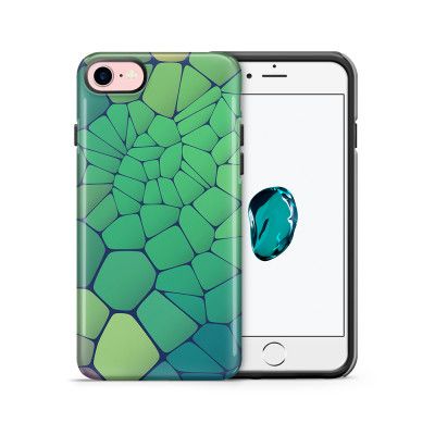 Tough mobilskal till Apple iPhone 7/8 - Skifferstenar - Grön
